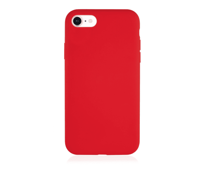 Чехол для смартфона vlp Silicone Сase для iPhone SE 2020, красный