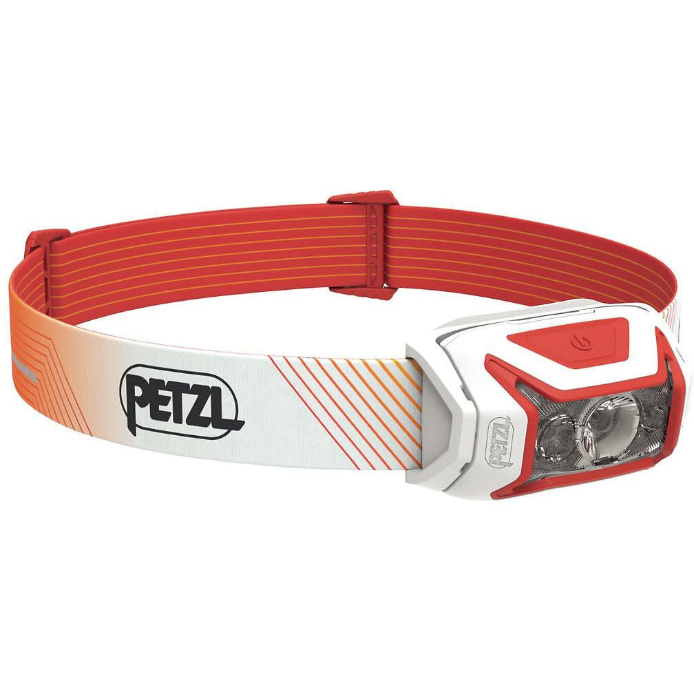 Фото — Налобный фонарь Petzl Actik Core, красный