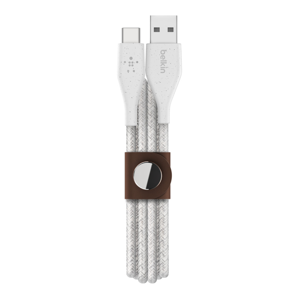 Кабель Belkin DURATEK PLUS USB-A - USB-C, 1.2м, белый