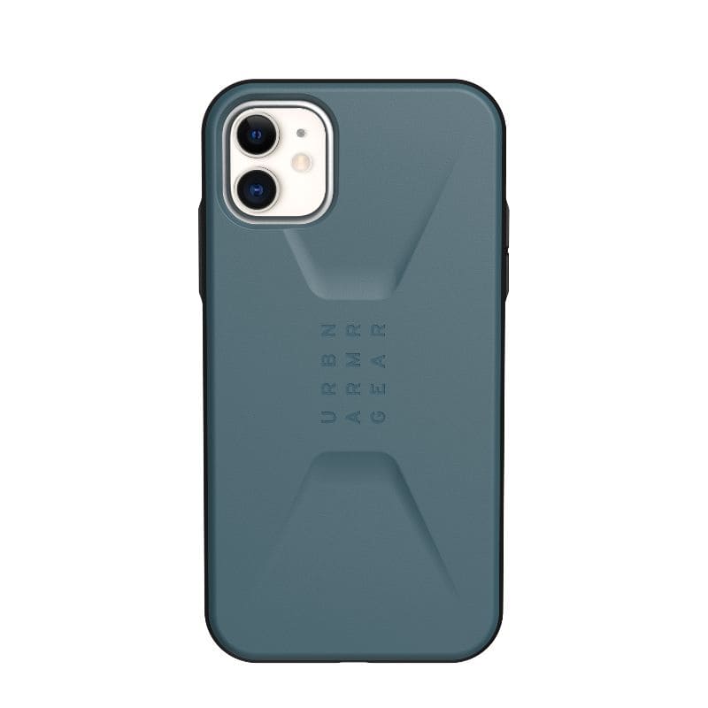 Фото — Чехол для смартфона UAG для iPhone 11 серия Civilian, защитный, сине-серый
