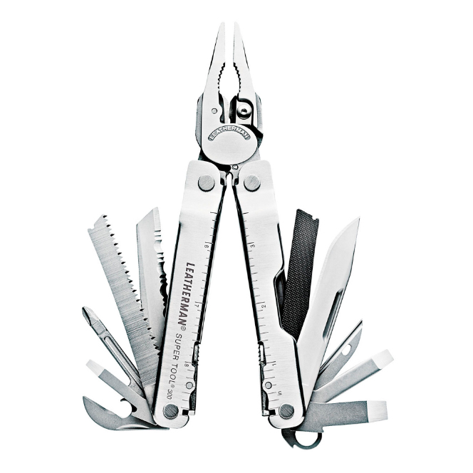 Фото — Мультитул Leatherman SUPER TOOL 300, серебристый (блистер)