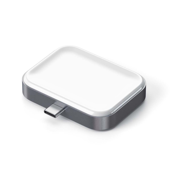 Беспроводное зарядное устройство Satechi USB-C Wireless Charging Dock for AirPods, «серый космос»