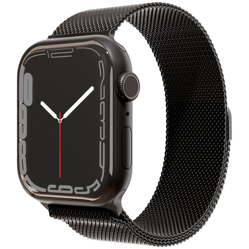 Ремешок для смарт-часов vlp для Apple Watch 38/40/41, нержавеющая сталь, сетчатый, черный
