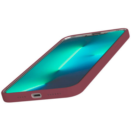 Фото — Чехол для смартфона vlp Silicone case with MagSafe для iPhone 13 Pro Max, «марсала»