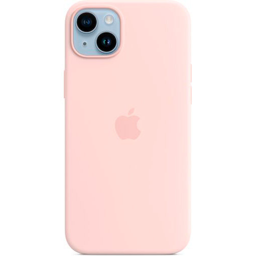 Фото — Чехол для смартфона iPhone 14 Plus Silicone Case with MagSafe, «розовый мел»