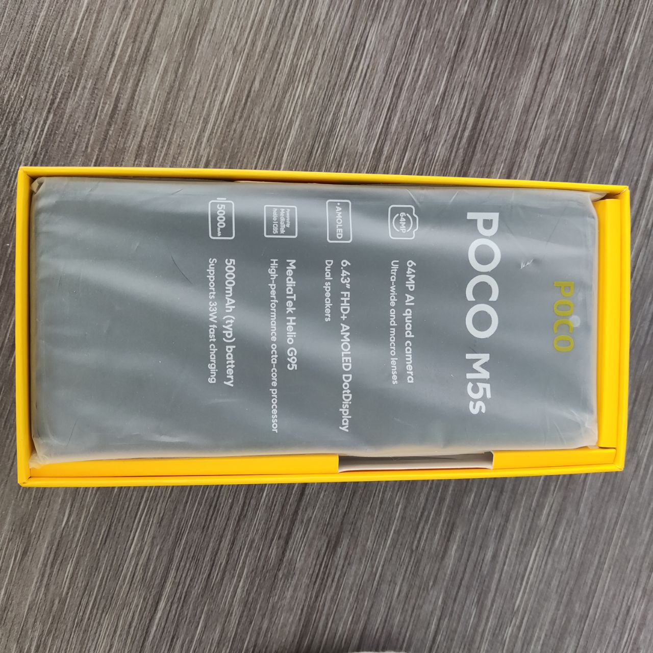 Фото — Смартфон Xiaomi POCO M5S 8/256 ГБ, серый (NFC, 2SIM, Global) (уценка)