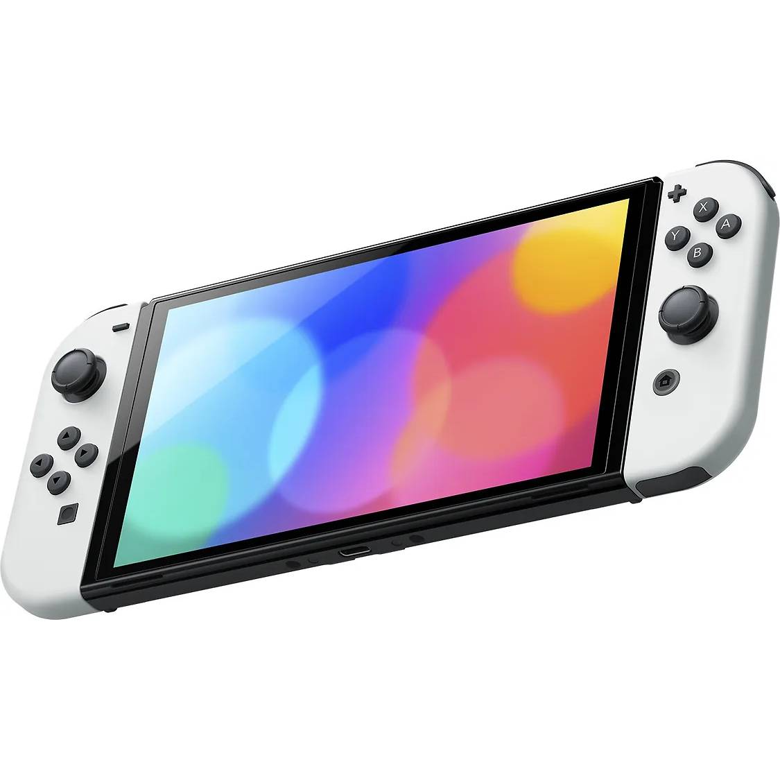 Фото — Игровая приставка Nintendo Switch OLED, белый