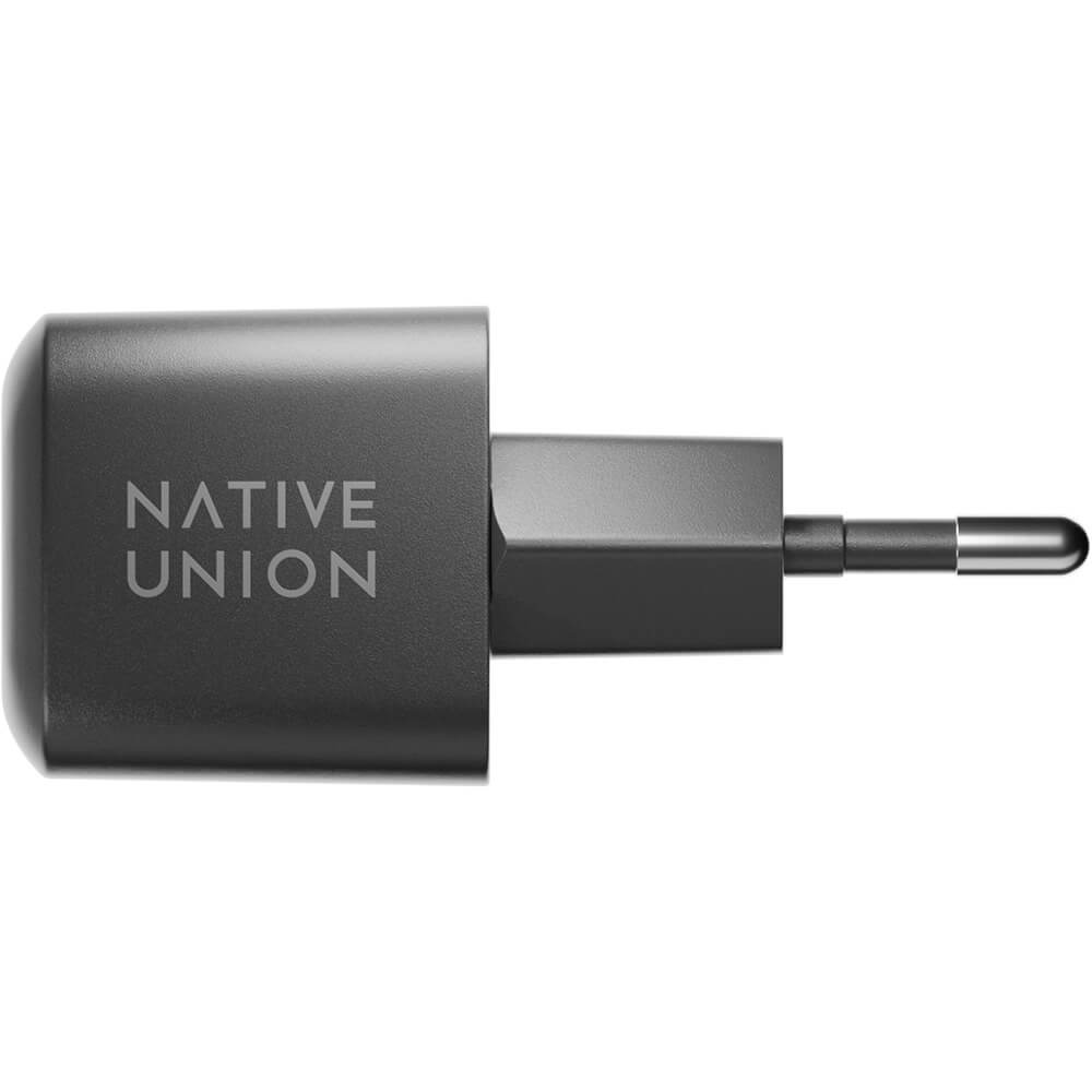 Фото — Зарядное устройство Native Union Fast GaN Charger USB-C, PD, 30Вт, черный