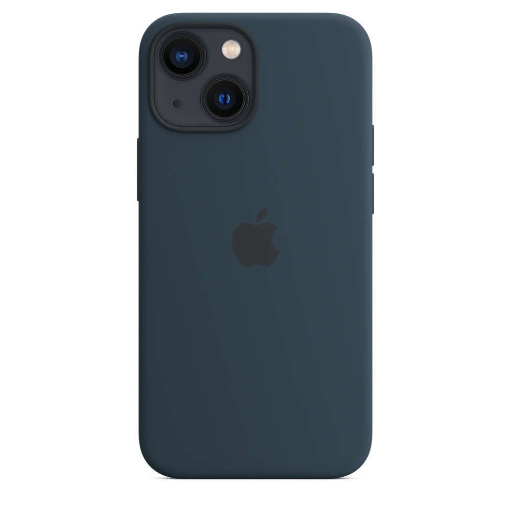 Силиконовый чехол MagSafe для iPhone 13 mini, «синий омут»