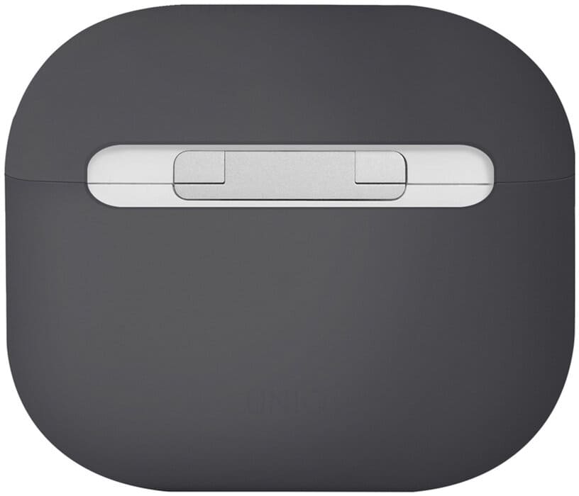 Силиконовый чехол Uniq Lino  для AirPods 3, темно-серый