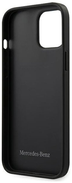 Фото — Чехол Mercedes Dynamic Genuine для iPhone 12 Pro Max, карбон, черный