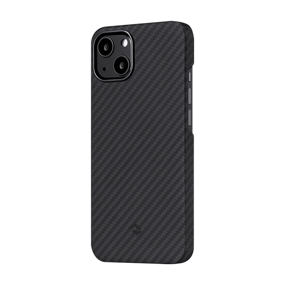 Фото — Чехол для смартфона Pitaka MagEZ Case 2 для iPhone 13, арамид, черно-серый