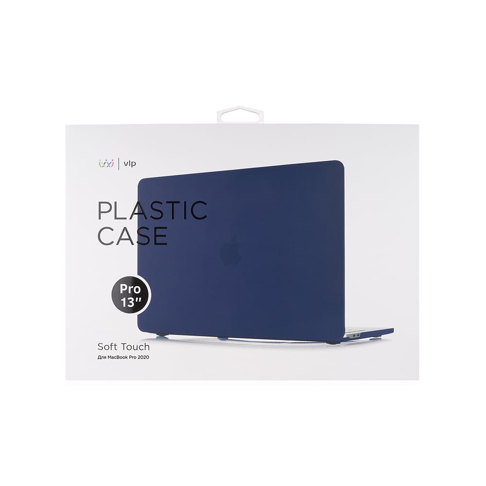 Фото — Чехол для ноутбука Plastic Case vlp for MacBook Pro 13  with Touch Bar, темно-синий