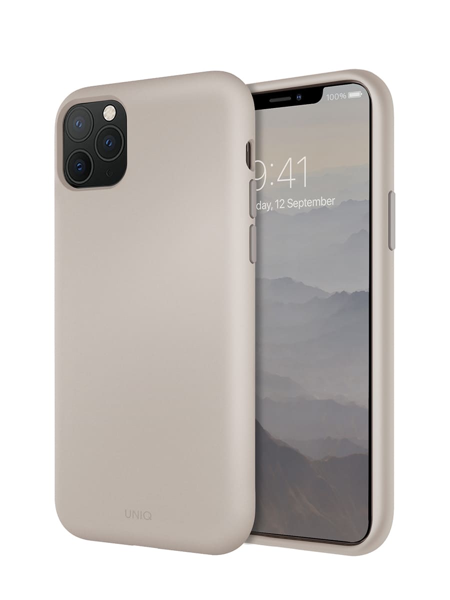 Чехол для смартфона Uniq для iPhone 11 Pro LINO, серый