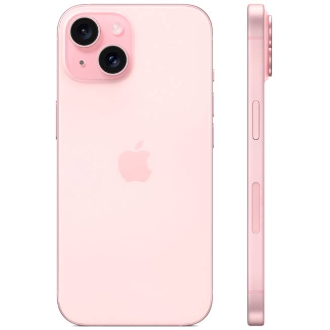 Apple iPhone 15, 128 Гб, розовый