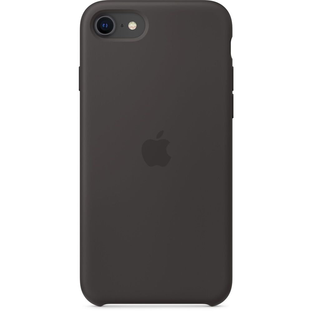 Чехол Apple для iPhone SE Silicone, чёрный