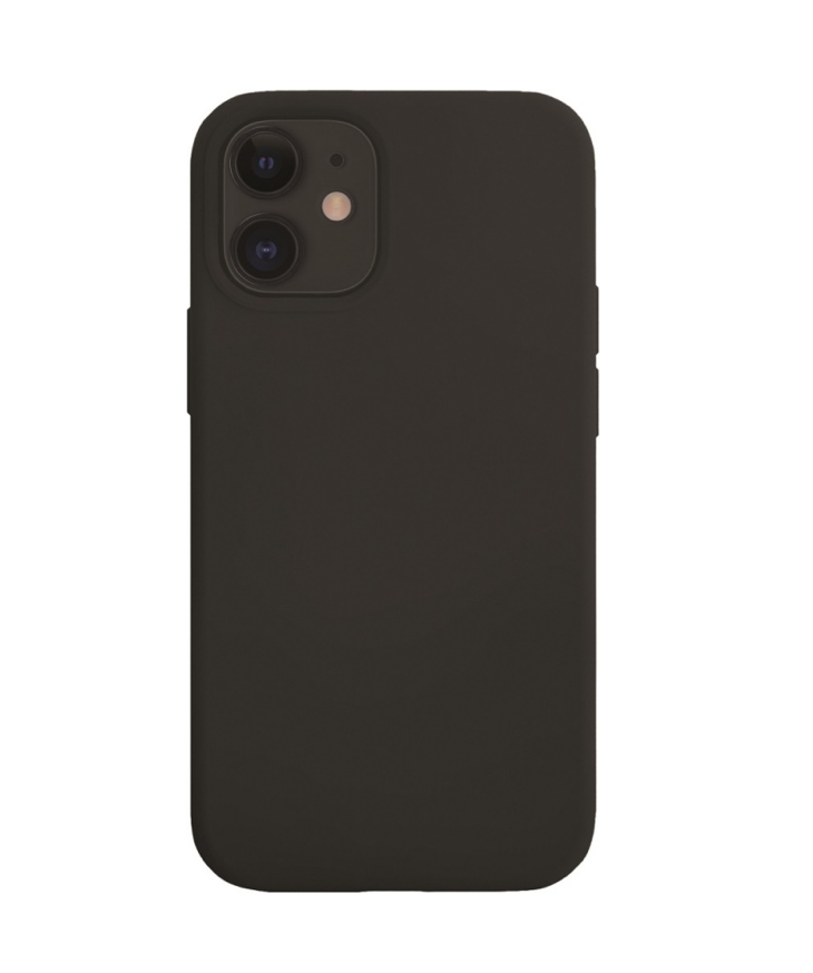 Чехол защитный vlp Silicone Сase для iPhone 12 mini, черный