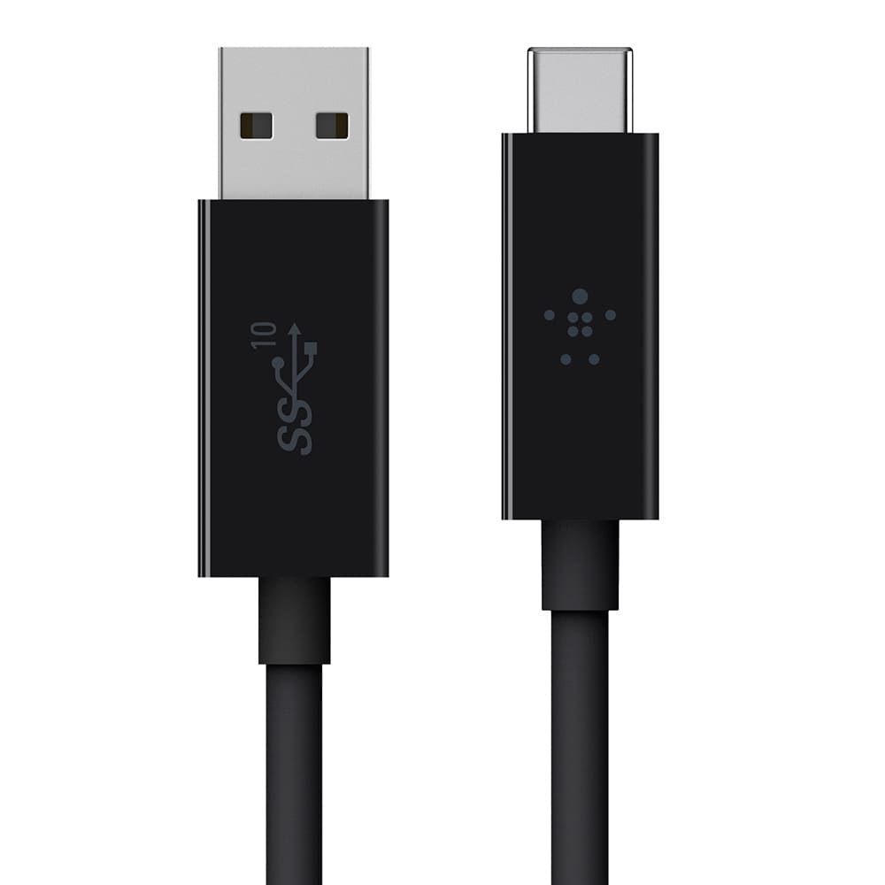 Фото — Belkin USB-C - USB-A, 1м, черный