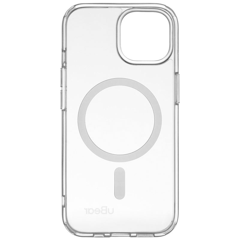 Фото — Чехол для смартфона uBear Real Mag Case для iPhone 15, MagSafe, усиленный, прозрачный