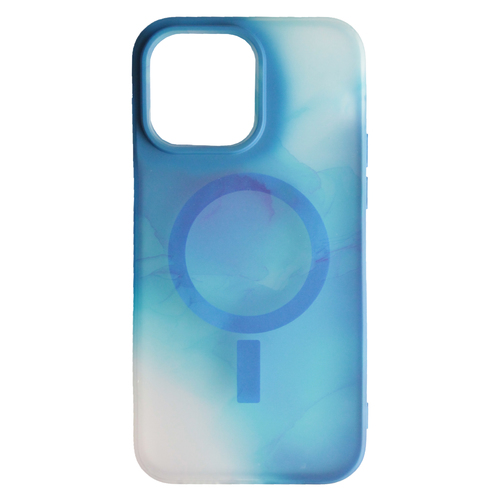 Фото — Чехол для смартфона vlp Splash case with MagSafe для iPhone 14 Pro Max, синий