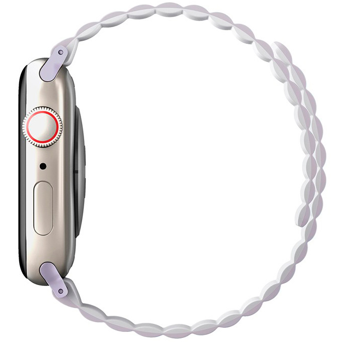 Фото — Ремешок Uniq для Apple Watch 38-41 mm Revix Reversible Magnetic Lilac/White