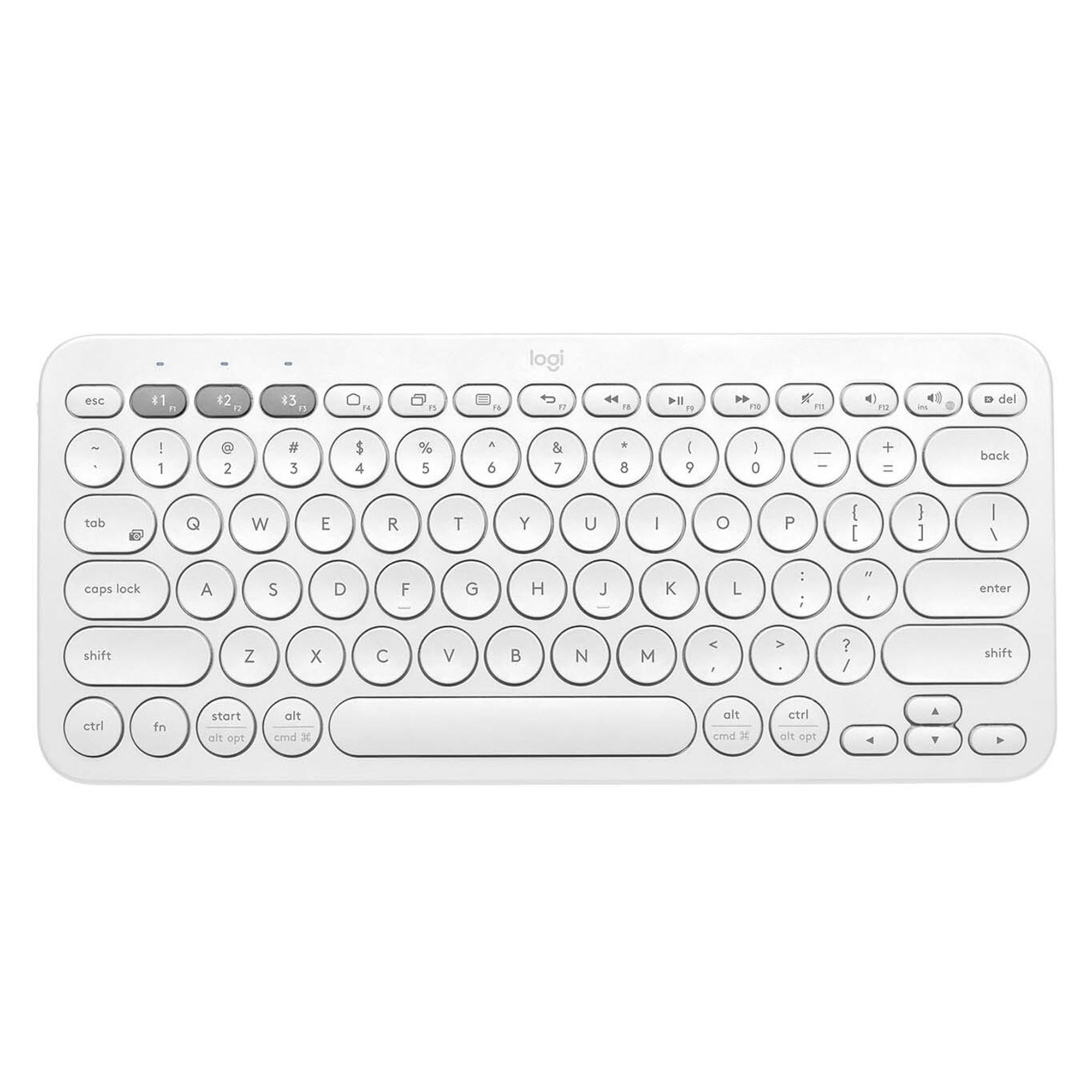 Фото — Клавиатура Logitech K380, белый (уценка)