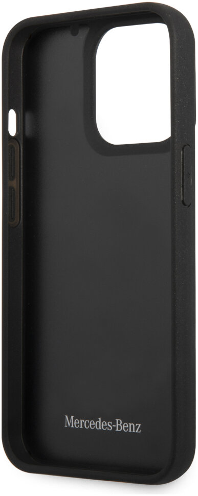 Фото — Чехол для смартфона Mercedes Dynamic Real carbon для iPhone 13 Pro Max, черный