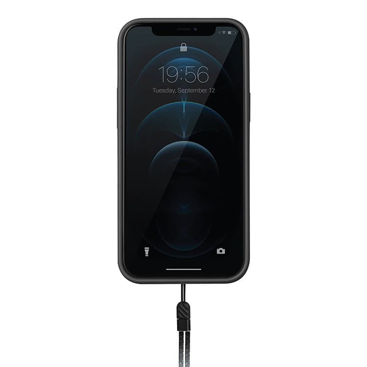 Фото — Чехол для смартфона Uniq для iPhone 12/12 Pro HELDRO + Band Anti-microbial, черный