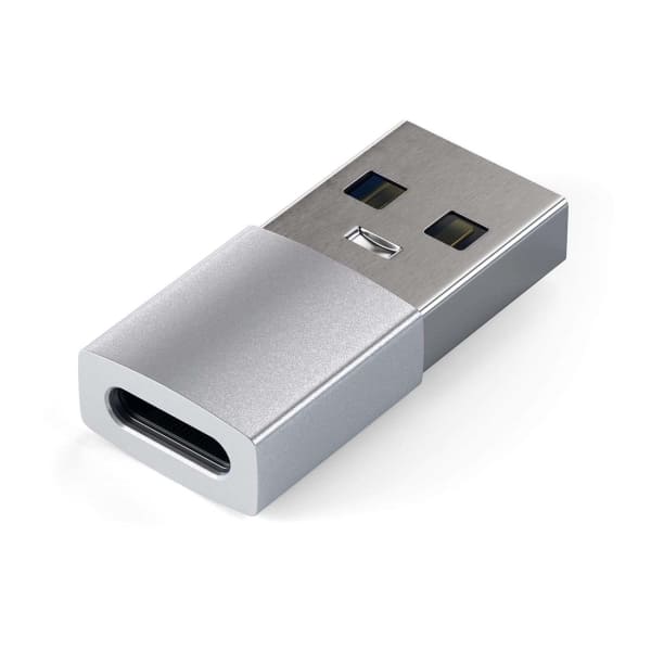 Адаптер Satechi USB-A - USB-C, серебристый