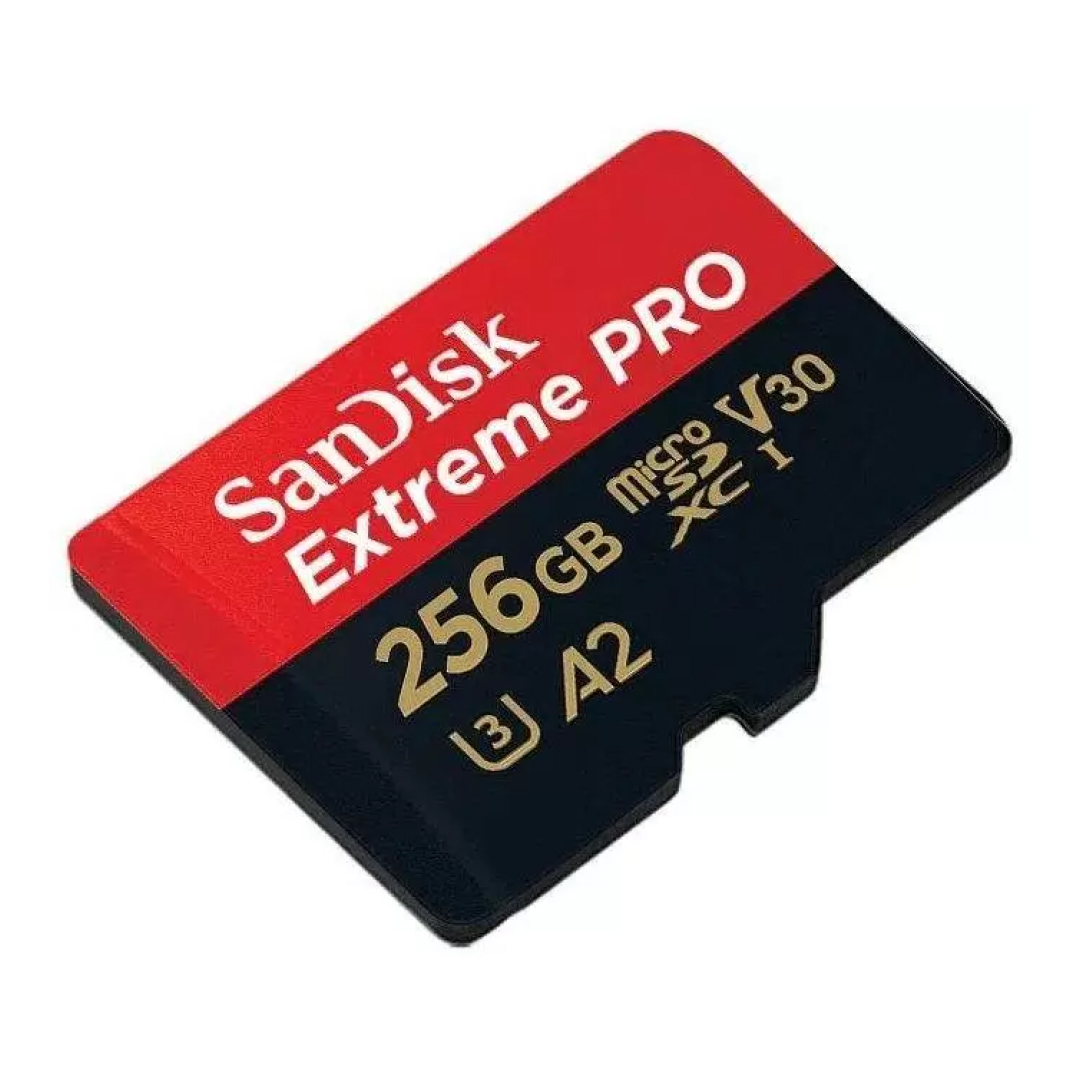Фото — Карта памяти SanDisk Extreme Pro Micro SDXC + SD Adapter, 256 Гб