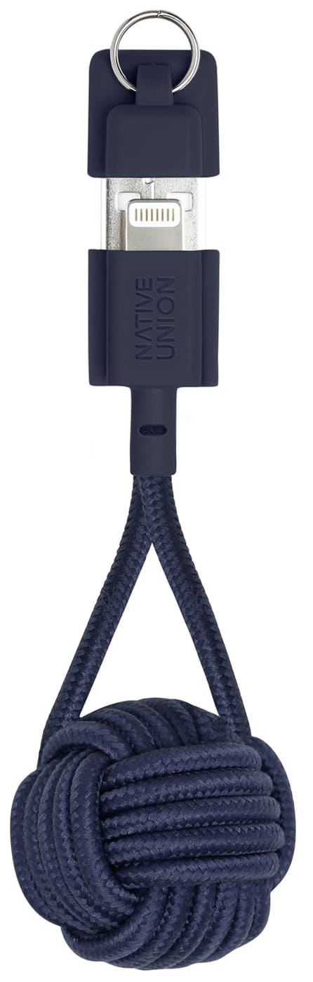 Кабель Native Union Key Lightning на USB, индиго