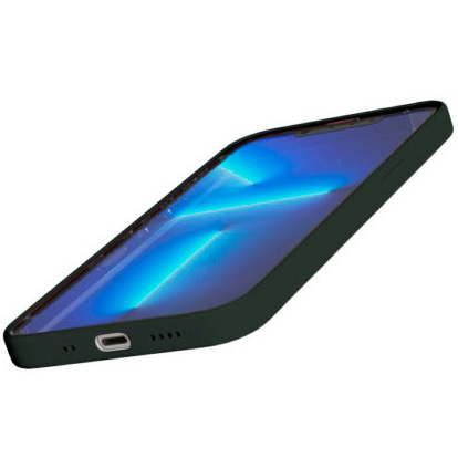 Чехол для смартфона vlp Silicone case with MagSafe для iPhone 13, темно-зеленый