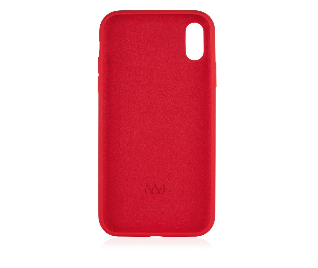 Фото — Чехол защитный VLP Silicone Сase для iPhone XR, красный