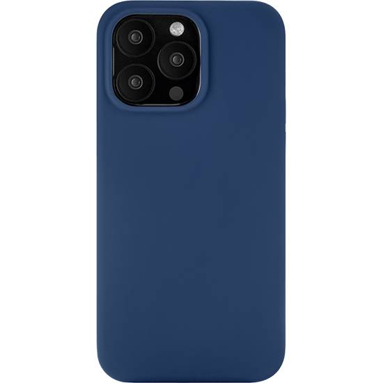 Фото — Чехол для смартфона uBear Touch Mag Case, iPhone 15 Pro, MagSafe, силикон, темно-синий