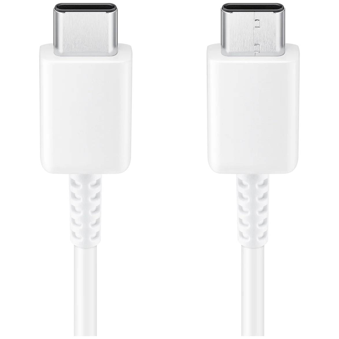 Фото — Зарядное устройство Samsung Cable USB-C на USB-C, 3А, 1м, белый