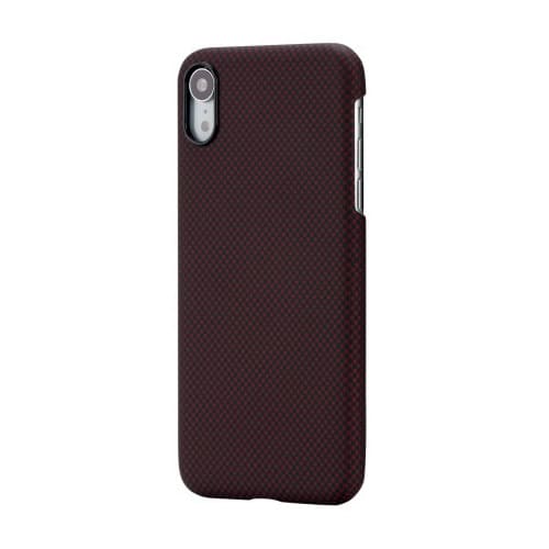 Чехол для смартфона Pitaka MagCase кевлар, цвет чёрный/красный, для iPhone XR с металлической пластиной