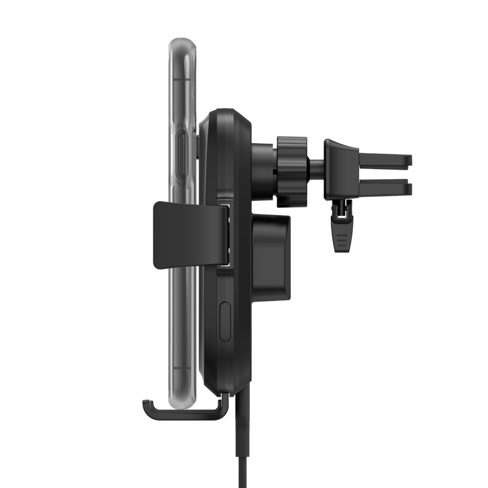 Фото — Беспроводное зарядное устройство для автомобиля Belkin Vent Mount, 10Вт, черный