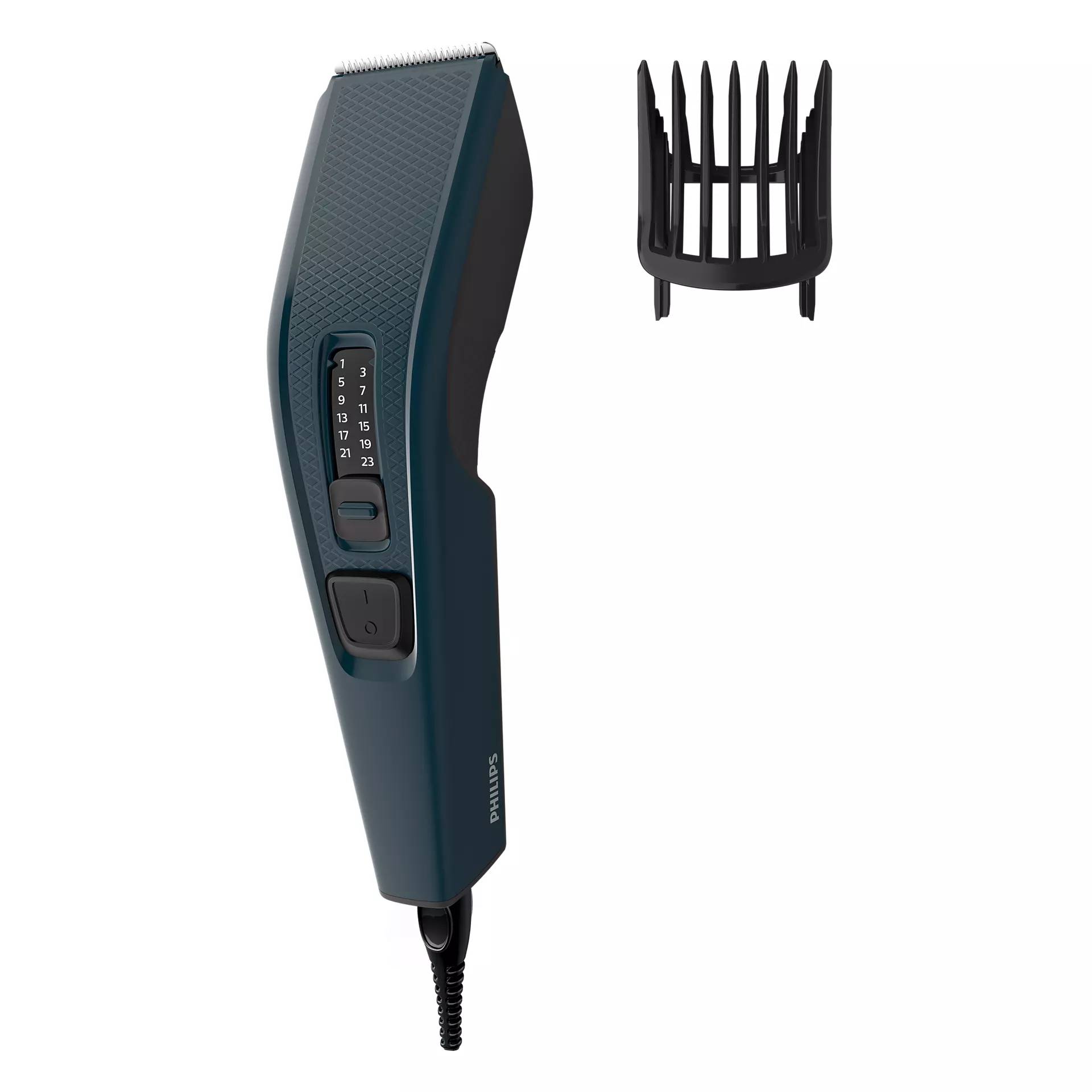 Фото — Машинка для стрижки волос Philips HC3505/15, синий/черный