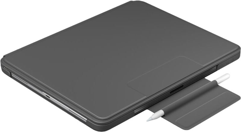 Фото — Клавиатура Logitech Slim Folio Pro для iPad Pro 12.9 (2020), графит