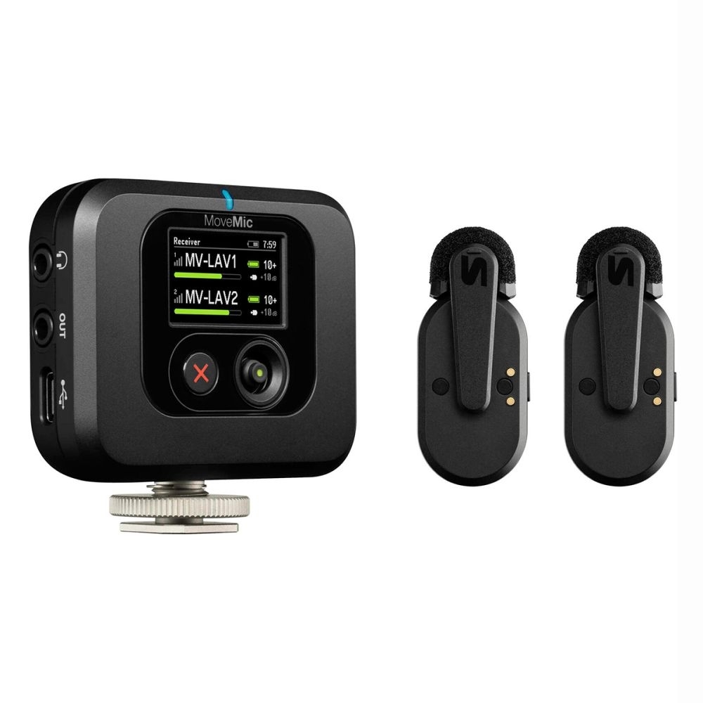 Фото — Микрофон Shure MoveMic Two Receiver Kit, черный