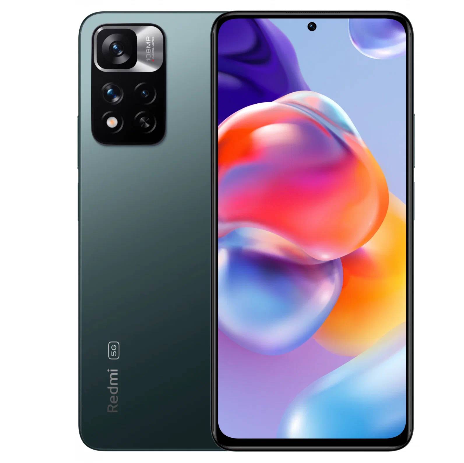 Фото — Смартфон Xiaomi Redmi Note 11 Pro+ 6/128 ГБ, зеленый