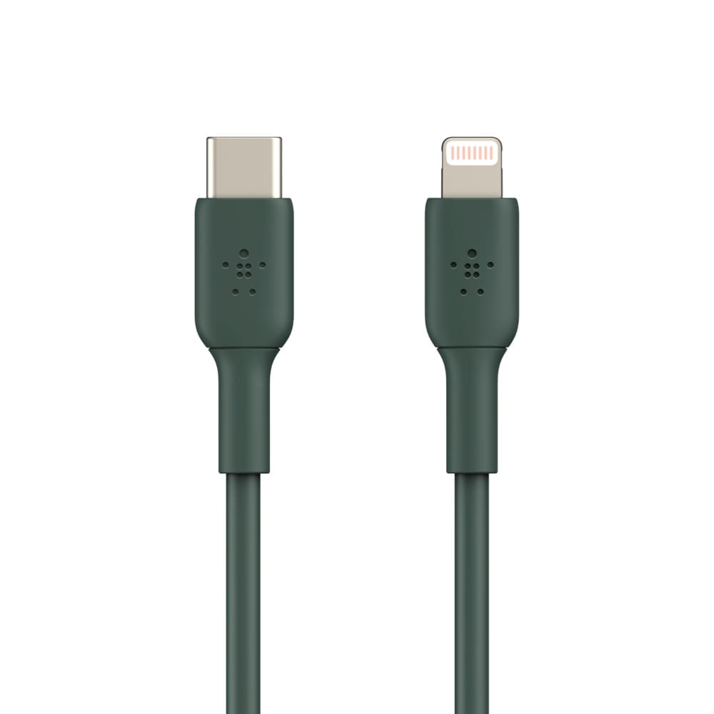 Кабель Belkin Lightning/USB-C, 1м, пластик, зеленый