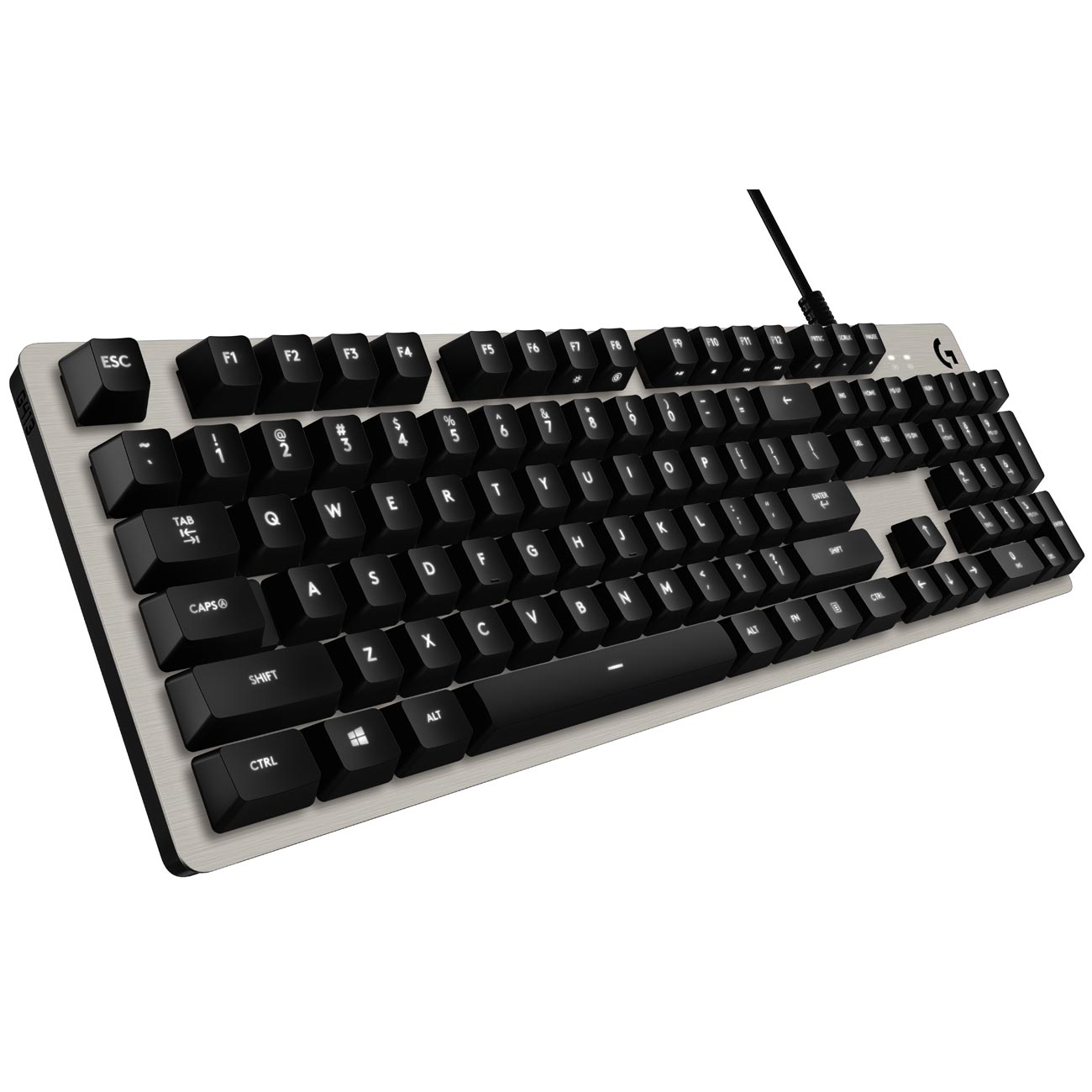 Клавиатура Logitech Gaming Keyboard G413 Mechanical, 1.8м, серебристый