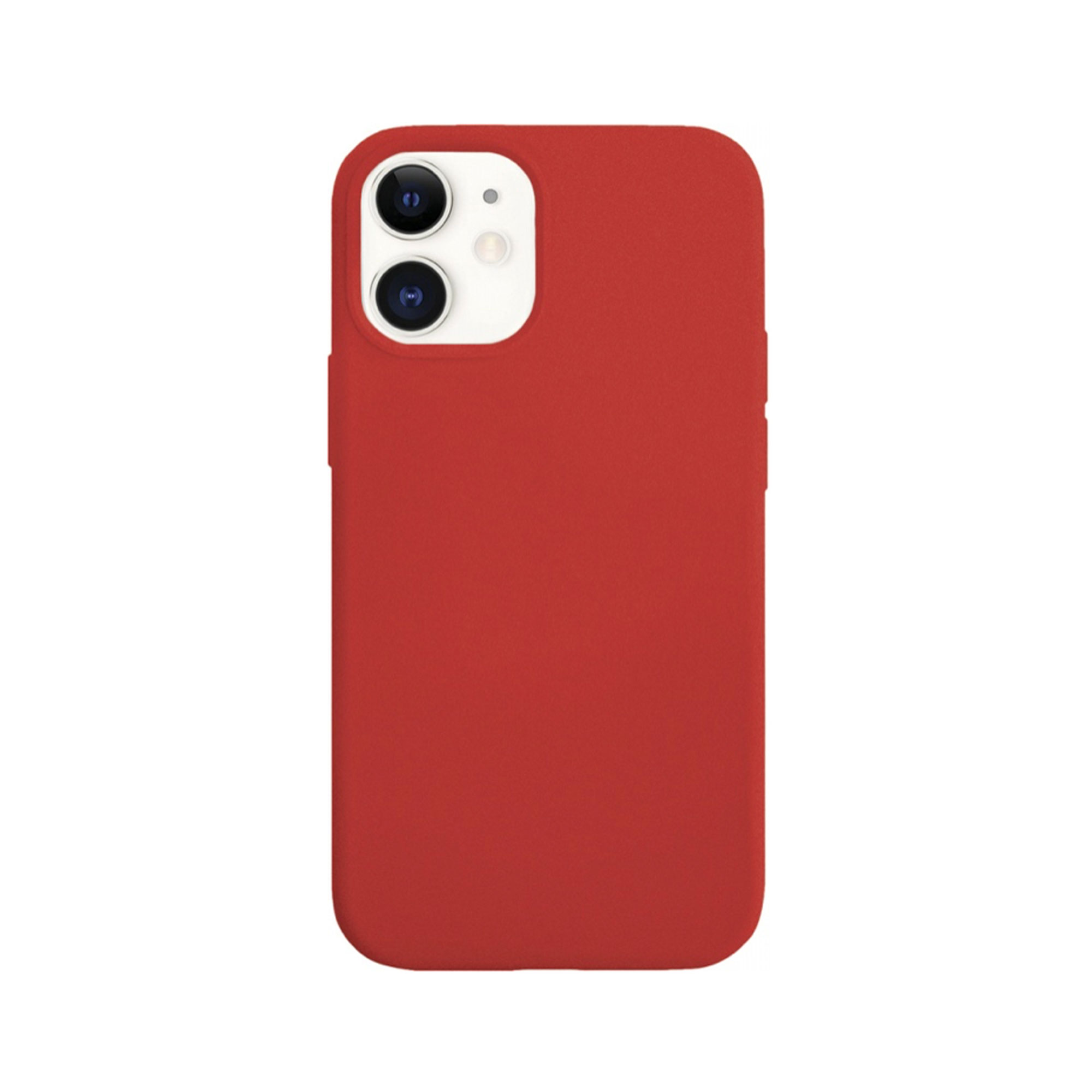 Чехол защитный vlp Silicone Сase для iPhone 12 mini, красный