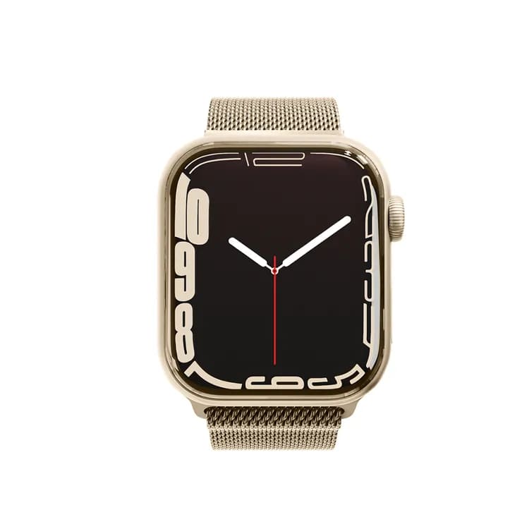 Ремешок для смарт-часов vlp для Apple Watch 42/44/45, нержавеющая сталь, сетчатый, золотой