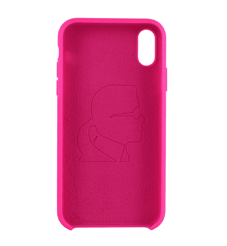 Чехол для смартфона Lagerfeld для iPhone XR Ikonik outlines Hard PC/TPU Pink/Black