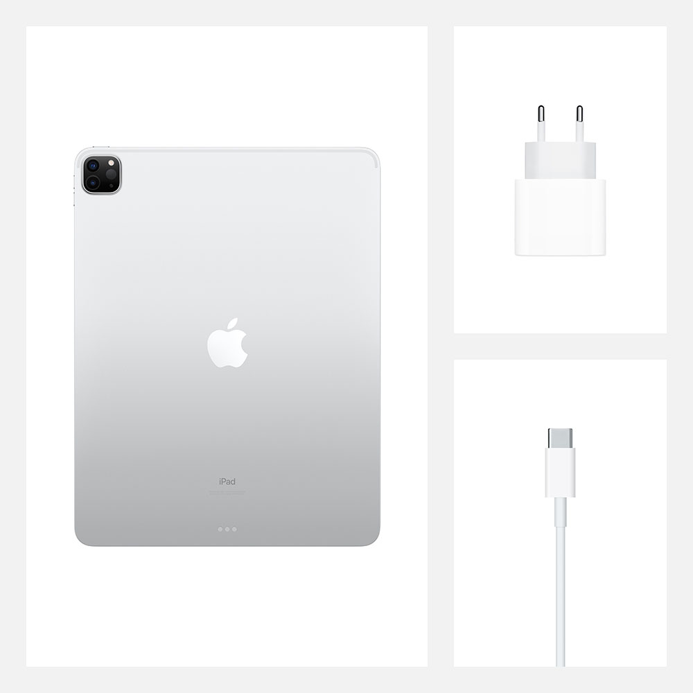 Фото — Apple iPad Pro (2020) 12,9" Wi-Fi 512 ГБ, серебристый