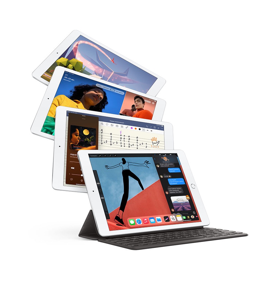 Фото — Apple iPad 10,2" Wi-Fi + Cellular 128 ГБ, «серый космос»