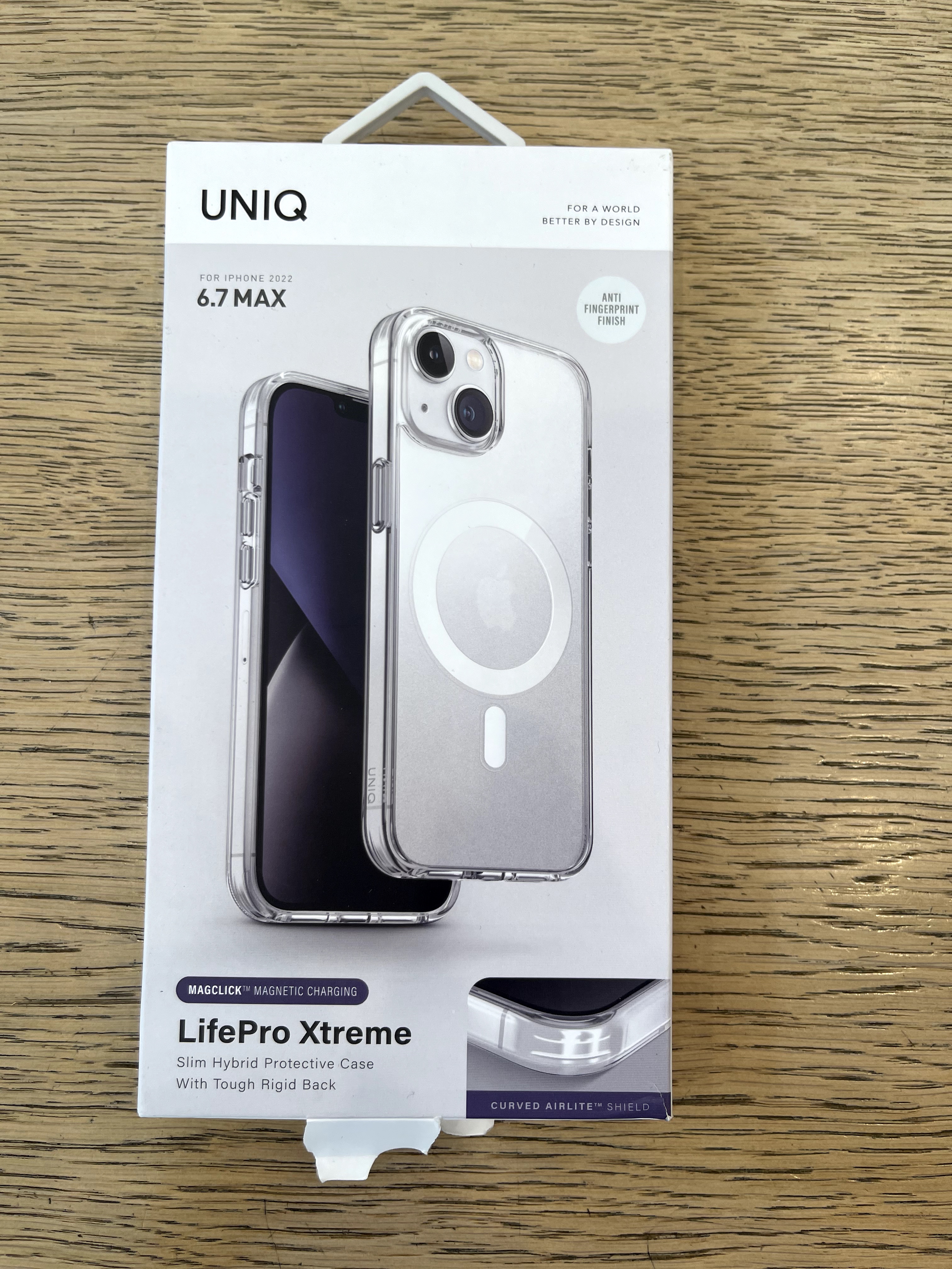 Фото — Чехол для смартфона Uniq Lifepro Xtreme AF (MagSafe) для iPhone 14 Plus, прозрачный (уценка)