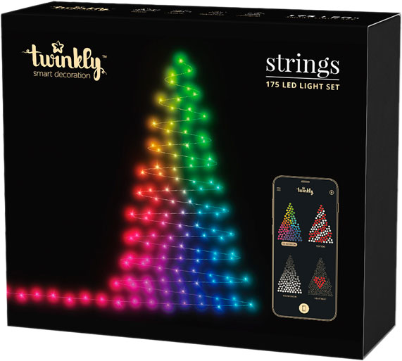Фото — Гирлянда Twinkly Strings 175 Multicolor LED (14м)